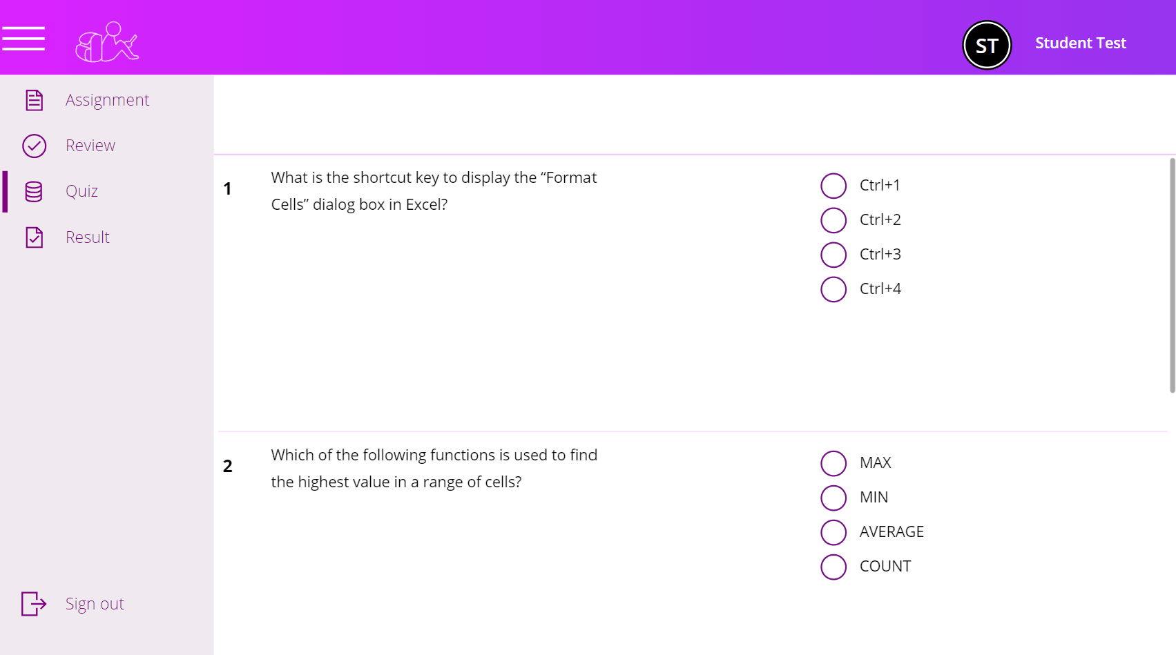 Student Assignment Portal screenshot 5